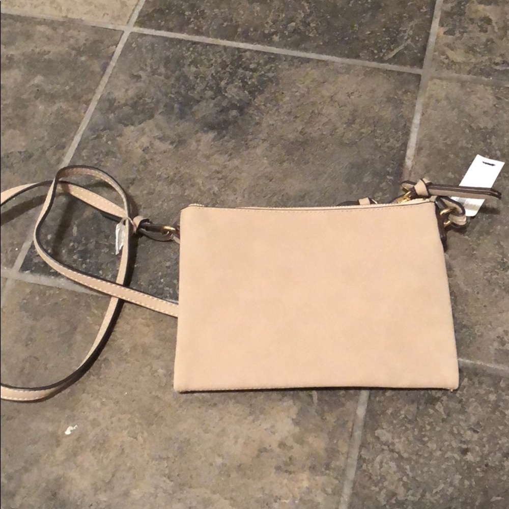 Tan crossbody bag